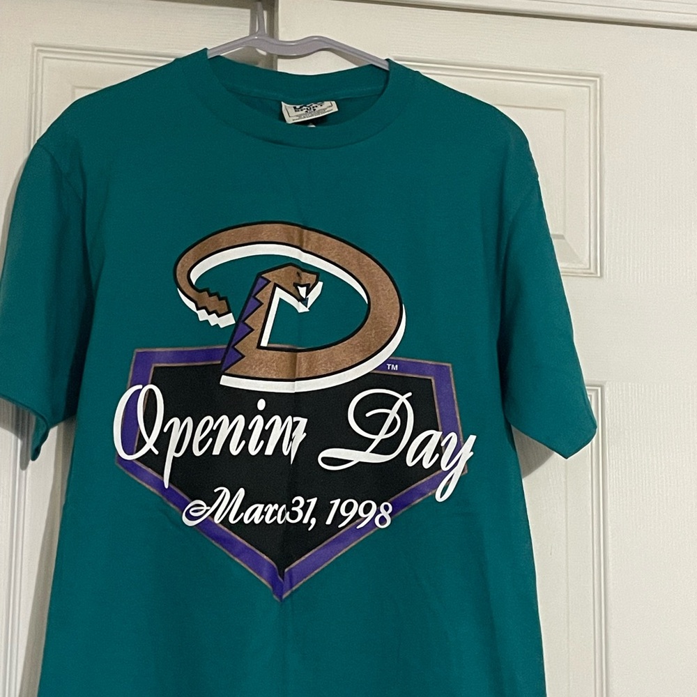 Vintage Lee Sport T Shirt Arizona Diamondbacks Opening 1998